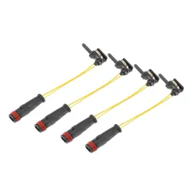 Acropix Accar2212260722 Car Brake Pad Sensor Front Rear Disc 3.94 Inch Black Gold Tone
