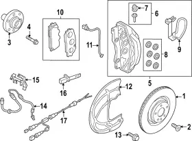 83a-615-121-b Audi Genuine Wear Indicator 83a-615-121-b Audi Genuine Wear Indicator
