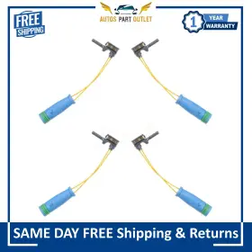 Kse-100199 Autospartoutlet Front Rear Brake Pads Wear Sensor 4 Pack For Mercedes-benz C300 Glc300 C43 Amg