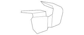 41-10-7-284-097 Bmw Genuine Disc Brake Pad Wear Sensor Bracket