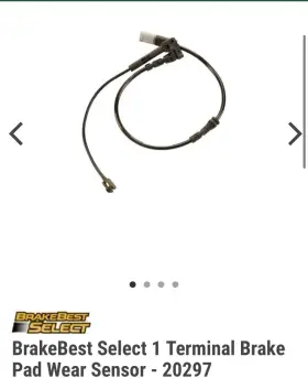 20297 Brakebest Select 1 Terminal Break Pad Wear Sensor- Pack Of 5