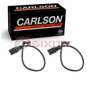 Sx-bhq9 Carlson 2 Pc Rear Disc Brake Pad Wear Sensors For 2014-2018 Audi Rs7 Service Fx