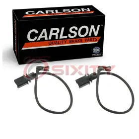 Sx-p9bj Carlson 2 Pc Rear Disc Brake Pad Wear Sensors For 2013-2018 Audi S8 Service Ou
