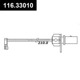 116.33010 Centric Parts Brake Pad Sensor Dac