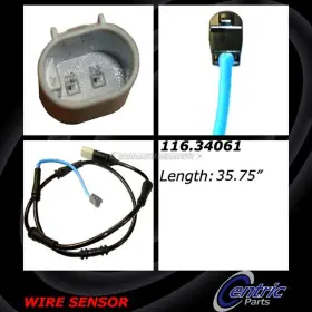 116.34061 Centric Parts For Bmw 528i 535i 550i 650i 640i Rear Brake Pad Sensor Tcp