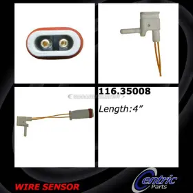 116.35008 Centric Parts For Mercedes E320 E500 Cls500 E350 S550 Front Brake Pad Sensor Dac