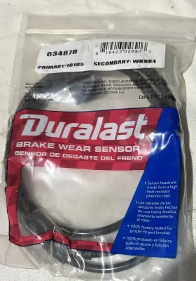 634878 Duralast 10185 Wk984 Brake Wear Sensor Fits Mini Cooper 2013 Jcw - Sealed