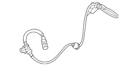 42726384 Gm Genuine Front Passenger Side Disc Brake Pad Wear Sensor