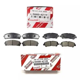 04466-az105 H Henzikon High-performance 04465-az119 Genuine Oem 2008- 2013 Toyota Highlander Front And Rear Ceramic Brake Pads