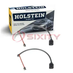 C598 Holstein 14-25 2 Pc Front Disc Brake Pad Wear Sensors For 2017-2022 Porsche 718 Jv
