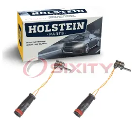 Holstein Sx-38cv 2 Pc Rear Disc Brake Pad Wear Sensors For 2003-2007 Mercedes-benz Ls