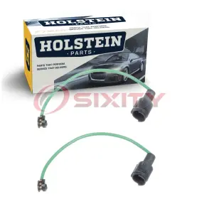 Sx-6vpc Holstein 2 Pc Front Disc Brake Pad Wear Sensors For 1988-1993 Bmw M5 3.5l Yb