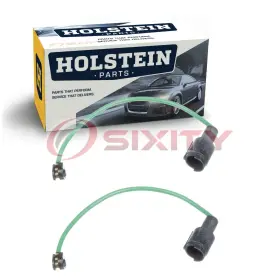 Sx-h8dm Holstein 2 Pc Front Disc Brake Pad Wear Sensors For 1988-1993 Bmw 750il 5.0l Ru Sx-h8dm Holstein 2 Pc Front Disc Brake Pad Wear Sensors For 1988-1993 Bmw 750il 5.0l Ru