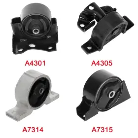 Lu104328s01 Lujuntec Full Set Trans Engine Motor Mounts Kit Fits Nissan Sentra 1.8l 2000 2001-2006