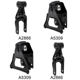 Lu164441s01 Lujuntec Engine Mount Torque Strut And Bracket Set 4pcs Fits 2007 Pontiac Grand Prix 5.3l