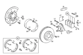 140-540-12-17 Mercedes-benz Genuine Brakepad Wear Sensor