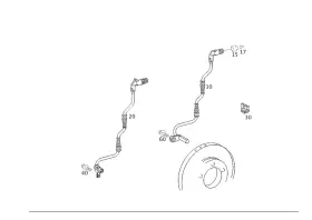 203-540-15-05-64 Mercedes-benz Genuine Wiring Harness 203-540-15-05-64 Mercedes-benz Genuine Wiring Harness