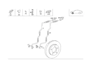 211-540-73-05-65 Mercedes-benz Genuine Wiring Harness Agn