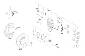 212-905-70-01-64 Mercedes-benz Genuine Brake Wear Sensor