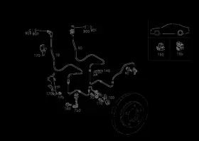 221-440-83-36 Mercedes-benz Genuine Electrical Wiring Harness