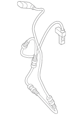 222-540-10-05 Mercedes-benz Genuine Disc Brake Pad Wear Sensor Cable