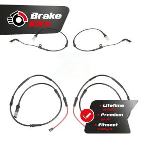 Kse-100512 Mpulse Front Rear Brake Pads Wear Sensor 4 Pack For 2009-2010 Bmw 528i Xdrive 3.0l
