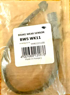 Bws-wk11 Pex Bws Wk11 Disc Brake Pad Wear Sensor Black Fits To 1984-1989 Porsche 911