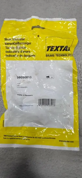 98050810 Textar Brake Pad Wear Indicator 98050810 Textar Brake Pad Wear Indicator