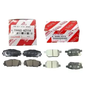 04466-az213 Toyota 04465-az114 Oem Front And Rear Ceramic Brake Pads For Corolla Matrix Scion Xb Pontiac