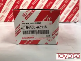 04465-az116 Toyota 04465-az216 Genuine Oem 2007-2017 Camry Front Ceramic Brake Pads