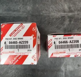 04465-az220 Toyota Oem Tundra Front And Rear Brake Pads Set 04465az220 04466az208 2007-2021