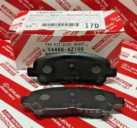 04466-az105 Toyota 04466-az205 2008-2013 Highlander / Hv Rear Ceramic Brake Pads Genuine Oem