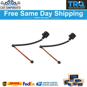 Bsa70209 Trq New Rear Brake Pad Wear Sensor Pair Set For 2004-2010 Audi Q7 Porsche Cayenne