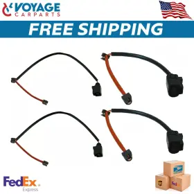 Bsa70212 Trq New Front Rear Disc Brake Pad Wear Sensor Kit For 2003-2010 Audi Porsche Vw
