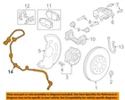 Gm Oem 16-19 Volt Front Suspension Brake Components-abs Sensor 39124497 New. Price: $23.62.