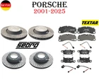 Front & Rear Brake Disc Sets With Pad Sensors For 2001-2025 Porsche New. Price: $2603.33.