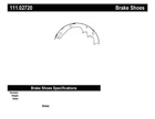 Drum Brake Shoe-premium Shoes Centric 111.02720 New. Price: $89.23.