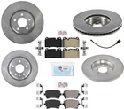 Front & Rear Brake Rotors Pads Sensor For Audi Q5 2.0L Turbo 2013-2017 New. Price: $360.00.