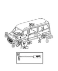 Genuine Mopar Brake Indicator Wiring 68013838AA New. Price: $17.40.