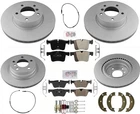 F&r Geo Coated Disc Brake Rotors Pads Parking Shoes For Bmw 320I 2013 2015 2018 New. Price: $458.00.