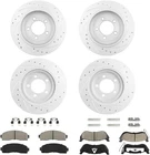 Front Rear Drilled Slotted Rotors Brake Pads For 2002-2005 Explorer Mountaineer New. Price: $219.99.