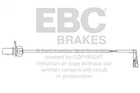 Ebc Disc Brake Pad Wear Sensor - Rear Leads Fits 2011 Audi A6 2.0 Turbo New. Price: $20.27.