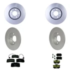 Hella Front Rear Rotors Low-met Disc Brake Pad Kit For Audi A8 Quattro 2000 New. Price: $377.95.
