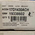 Genuine Gm (acdelco) Gold Ceramic Rear Disc Brake Pad Set New Oem 19338602. Price: $25.00.