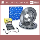 Brake Discs + Pads Wk For Porsche Cayenne 957 4.8 Turbo Rear Neu. Price: $421.40.