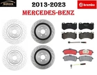 Front & Rear Brake Disc Sets W/ Pad Sensors For 13-23 Amg Brembo New. Price: $2457.77.