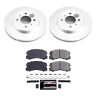 For Mitsubishi Lancer 02-06 Powerstop Z23 Evolution Geomet Plain Front Brake Kit New. Price: $142.06.