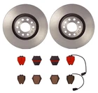 Brembo Front Brake Kit Disc Rotors Nao Ceramic Pads For Audi Allroad Quattro S4 New. Price: $196.96.