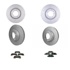Hella Front & Rear Slotted Rotors Low-met Disc Brake Pad Kit For Panamera 10-16 New. Price: $695.95.