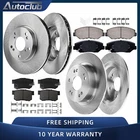 Front Rear Rotors Ceramic Brake Pads Kit For 2003 - 2007 Honda Accord New. Price: $132.98.